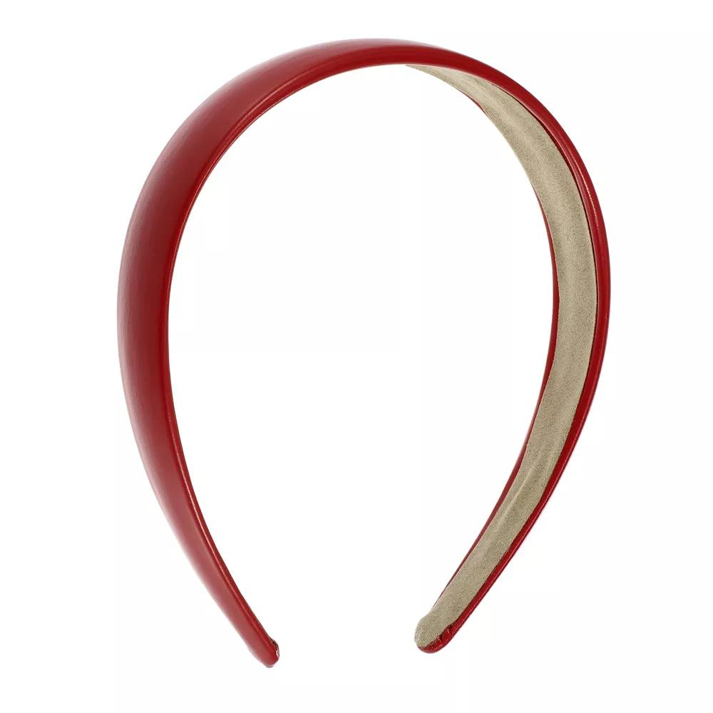 Unique Bargains Women's Thick PU Leather Headband 1 Pc